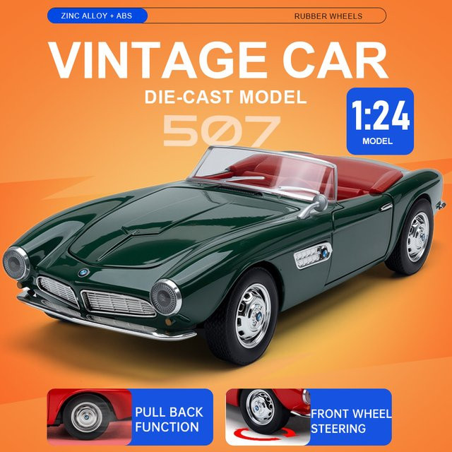 RMZ city 507 Cobra Sportwagen-Modell Spielzeugauto, 1:24, Metall, mit Licht und Sound - Bild 1
