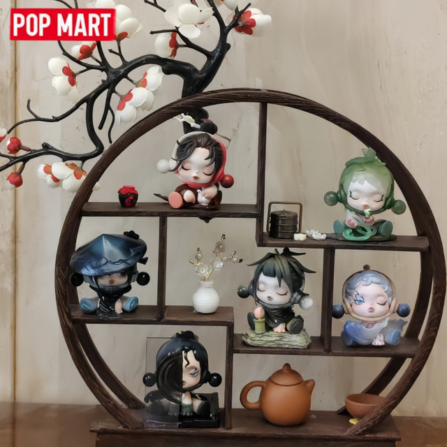 POP MART Skullpanda Die Tinte Pflaumenblüte Serie, Blind Box, Puppen - Bild 1