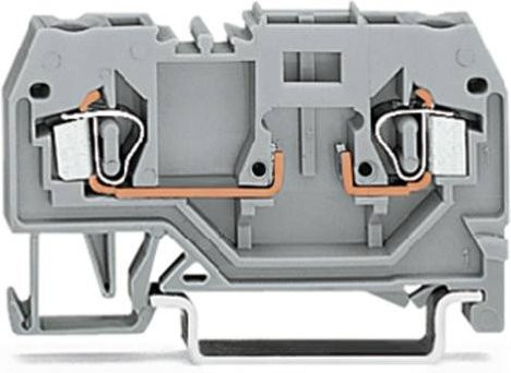 WAGO Basisklemme 280-916 in Grau aus Kunststoff, B/T/H: 28,0 x 10,0 x 5,3 cm - Bild 1
