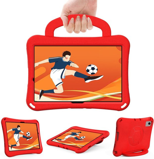 Stoßfeste EVA Schutzhülle mit Kindergriff und Ständerfunktion für Lenovo Xiaoxin Pad Tab M11 TB-330FU 331FC 11,0 Zoll in Rot - Bild 1
