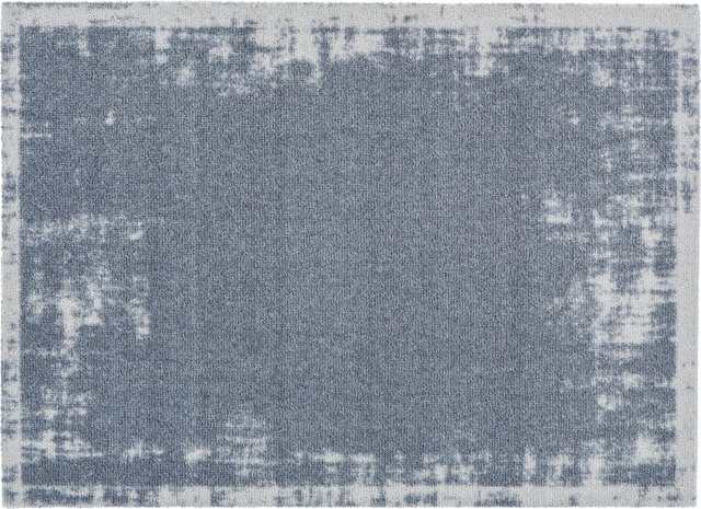 Sauberlaufmatte Astra Miabella in Grau mit Uni Bordüre, B: 70 cm, T: 50 cm - Bild 1