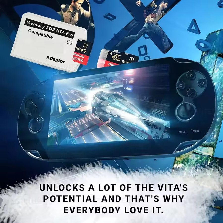 SD2VITA Version 6.0 Speicherkarte Single Slot Adapter für PS Vita PSV 1000/2000 von TECTINTER - Bild 4