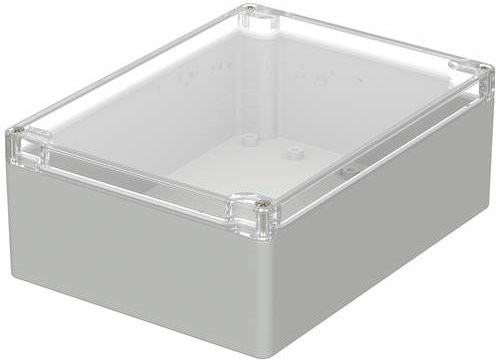 Bopla EUROMAS M 223G Industrie-Gehäuse aus Polycarbonat in Lichtgrau, B/T/H: 20,0 x 15,0 x 7,5 cm - Bild 1