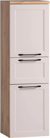 Held Möbel Midischrank Padua in Kaschmir und Wotaneiche, B/T/H: 40 x 35 x 130 cm