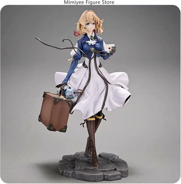 Bandai Violet Evergarden Figur, 25cm, Einzelfigur, Blau, Lila - Bild 1