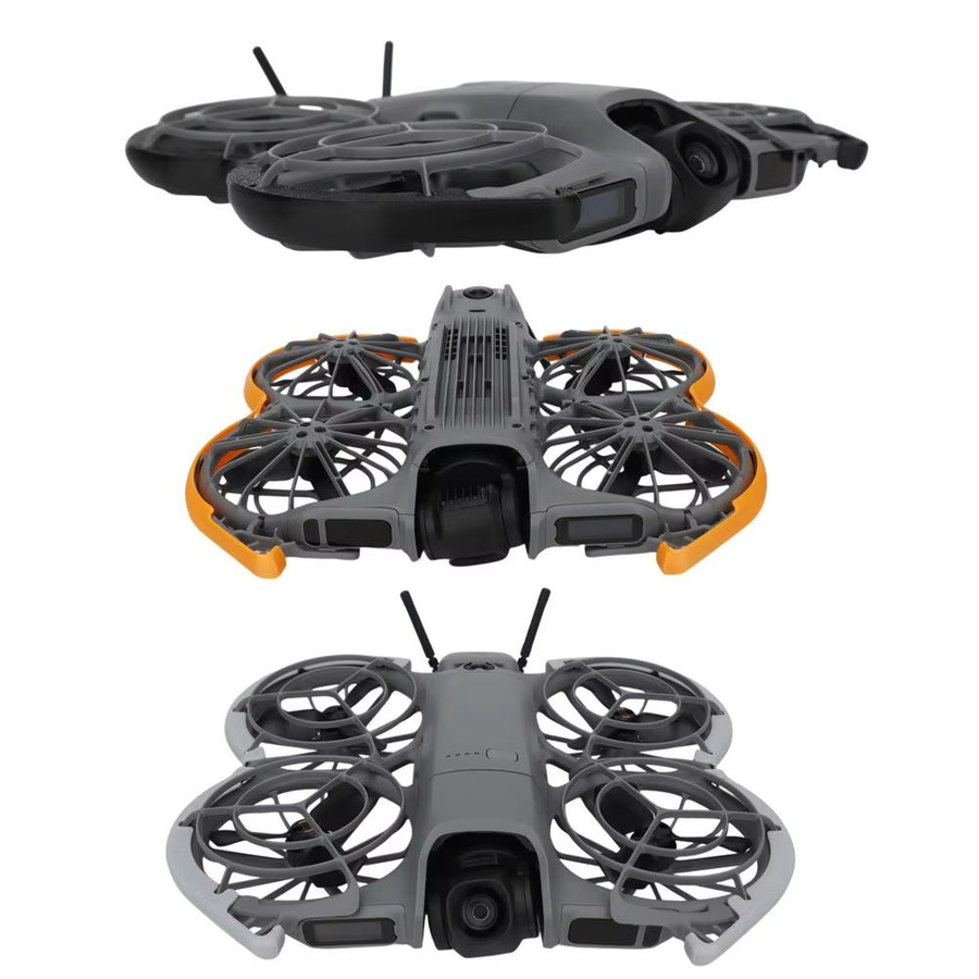Tragbare Schutzhülle für die DJI NEO 2 Drohne in Orange, kratzfester und stoßfester Klingenschutz - Bild 4