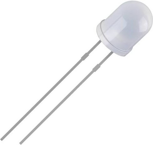 Quadrios LED Weiß Rund 3mm 2500 mcd 30° 20mA 3V bedrahtet - Bild 1