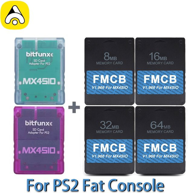 Apexneer OPL 1.2.0 V1.966 FMCB MX4SIO SIO2SD TF/SD-Kartenadapter für PS2 Fat Spielkonsole - Bild 1