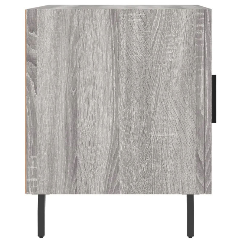 Vidaxl Set 2 Nachttische Modern in Grau, B/T/H: 40 x 40 x 50 cm - Bild 4