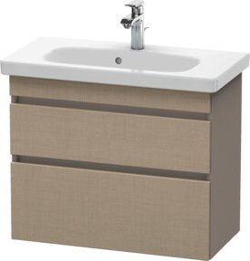Duravit Waschtischunterschrank DuraStyle, wandhängend, B/T: 73 x 36,8 cm, Farbe: Leibelau/Baum, 2 Schubladen - Bild 1