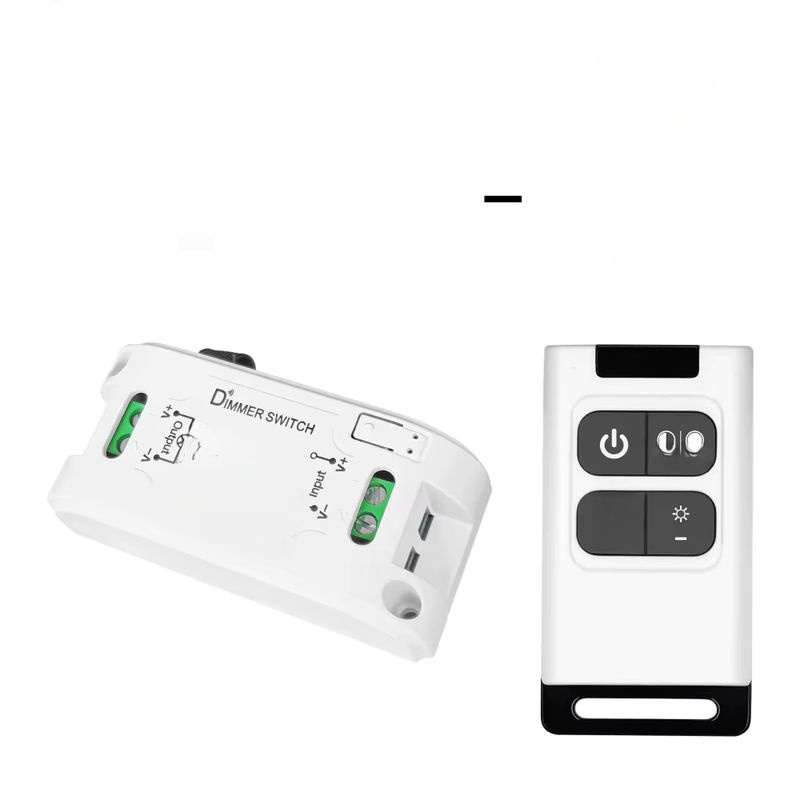 SLMPLEFUN Drahtlose RF 433 MHz Fernbedienung und Mini-Empfänger Set zur LED Helligkeitseinstellung und Dimmung für DC 5 V bis 72 V - Bild 7