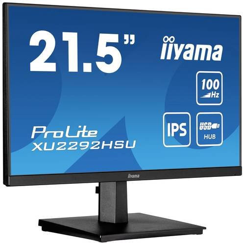 iiyama ProLite XU2292HSU-B6 LCD-Monitor Full HD, 54,6 cm (21,5 Zoll), Schwarz, HDMI, DisplayPort, USB-C - Bild 1