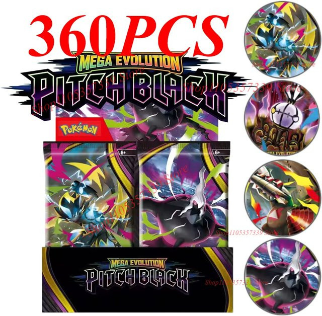 Pokémon Mega Evolution PITCH BLACH, Booster-Box-Bündel, ab 6 Jahren - Bild 1
