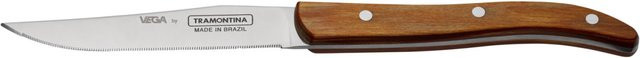 VEGA Laguiole-Steakmesser Picanha Set, 6 Stück, Silber und Hellbraun, Edelstahl und Holz, Spülmaschinenfest - Bild 1
