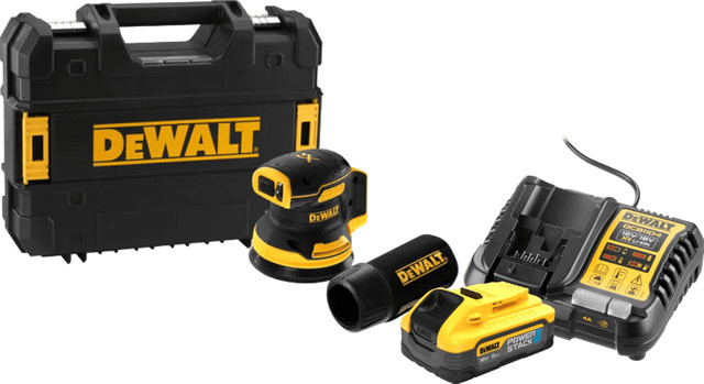 DeWalt DCW210NT-XJ POWERSTACK Akku Starterset in Gelb mit 5,0 Ah - Bild 1