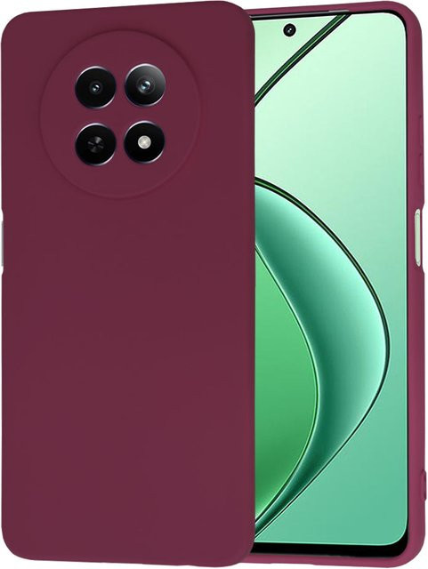 Techsuit SoftFlex Schutzhülle für Realme 12x und Realme 12 in Weinrot - Bild 1