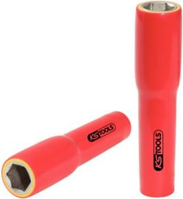KS Tools Isolierte Stecknuss 1/2 Zoll XL 24mm in Rot - Bild 1