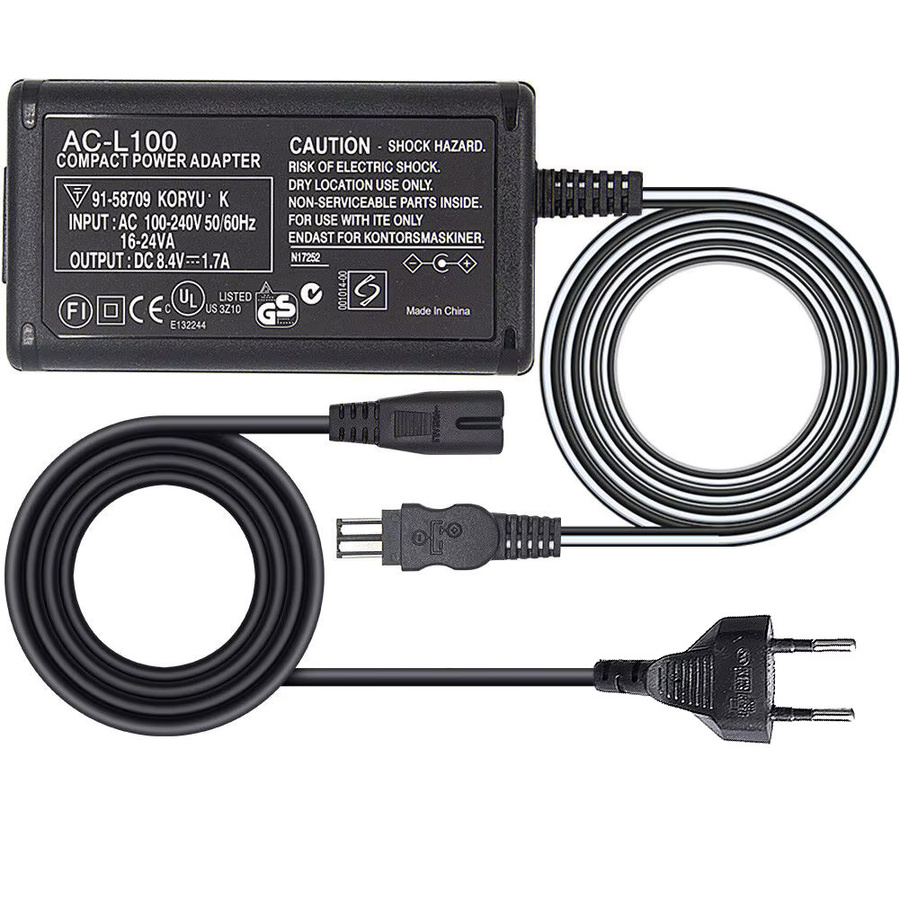 Sony AC-L100C Netzteil in Schwarz für Sony Kameras wie NX100, AX2000, MC2500 und HXR-NX3 - Bild 6