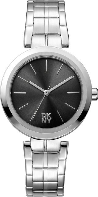 DKNY Armbanduhr Downtown Midi, Quarz, Edelstahl, 32 mm, Damen - Bild 1