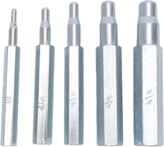 TOMTOP 5er Set Bördelwerkzeug für Kupferrohre in Grau, Größen: 1/4 Zoll, 5/16 Zoll, 3/8 Zoll, 1/2 Zoll und 5/8 Zoll für HVAC und Kältetechnik - Bild 1