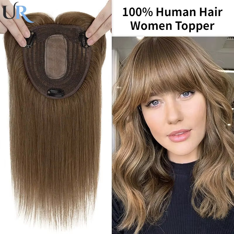 Umar Echthaar-Topper mit Pony, blond, glatt, Damen - Bild 2