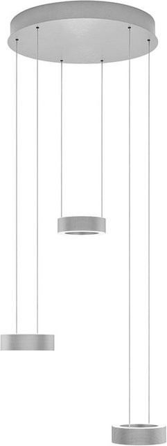 Elements by Bankamp Noah 20742 LED-Pendelleuchte in Silber, dimmbar mit Fernbedienung und Höhenverstellung, Up-Down-Licht, B/H/T: 42,0 x 90,0 x 41,5 cm - Bild 1