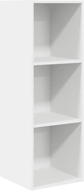 vidaXL TV-Wandschrank aus Holzwerkstoff in Weiß, B/T/H: 37 x 37 x 107 cm - Bild 1