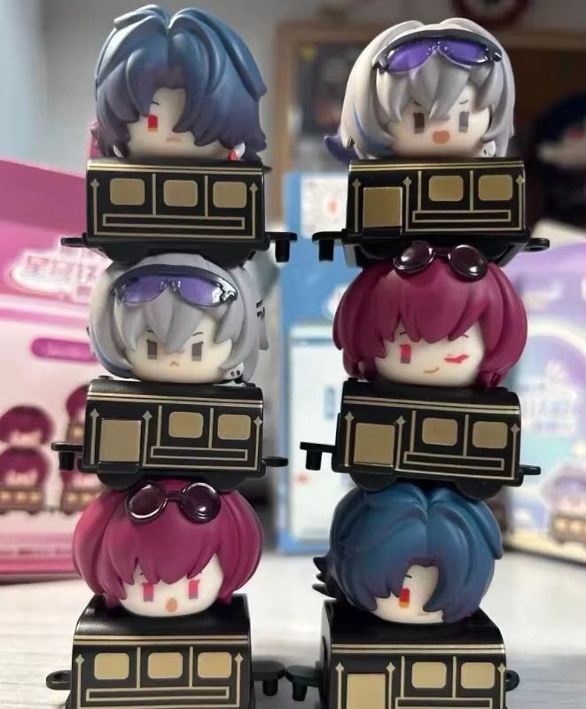 Honkai: Star Rail Q-Version Stapelmusik Mini-Puppe Blind Box Multicolor Sammlerfiguren für deine Desktop-Dekoration - Bild 3