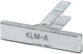 Phoenix Contact Klemmenleistenmarker KLM-A, transparent, 100 Stück - Bild 1