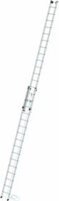 MUNK Aluminium-Seilzugleiter 2-teilig in Silber mit 2 x 16 Sprossen - Bild 1