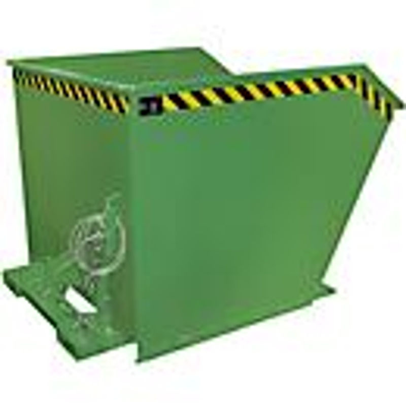Kippbehälter Typ GU von Bauer, 1500 Liter, grün - Bild 3