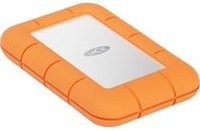 LaCie Rugged Mini Externe SSD mit 1 TB Speicherplatz und USB-C Anschluss in Orange und Silber - Bild 1