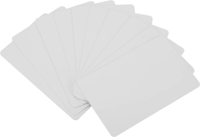 10 Stück TOMTOP JMS NFC Smart White Card Tags S50 IC 13,56 MHz RFID beschreibbare Zugangskarten in Weiß - Bild 1