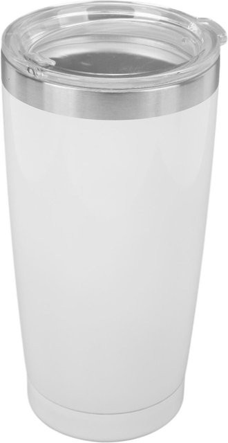 Fishine Isolierter Edelstahl Kaffeebecher und Wasserflasche, 20oz, Weiß - Bild 1