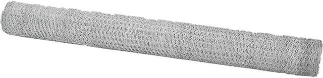vidaXL Hexagonzaun aus verzinktem Stahl in Silber, Höhe: 1,5 m, Länge: 10 m - Bild 1