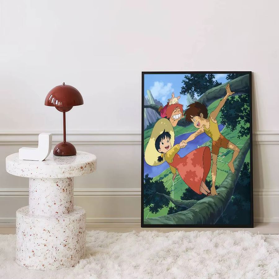 Future Boy Conan Anime Poster Wasserfester Papieraufkleber in Mehrfarbig für Ästhetische Wandgestaltung - Bild 6