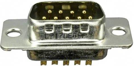 Amphenol L717DE09P Steckverbinder in Silber - Bild 1