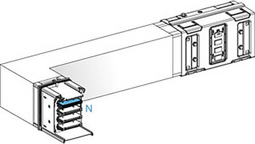 Schneider Electric KSA Winkelelement KSA630DLL42A, 630A, hochkant, weiß - Bild 1