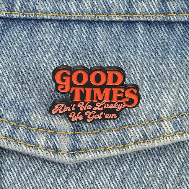 Good Times Emaille-Anstecknadeln, Bunt, Unisex - Bild 1
