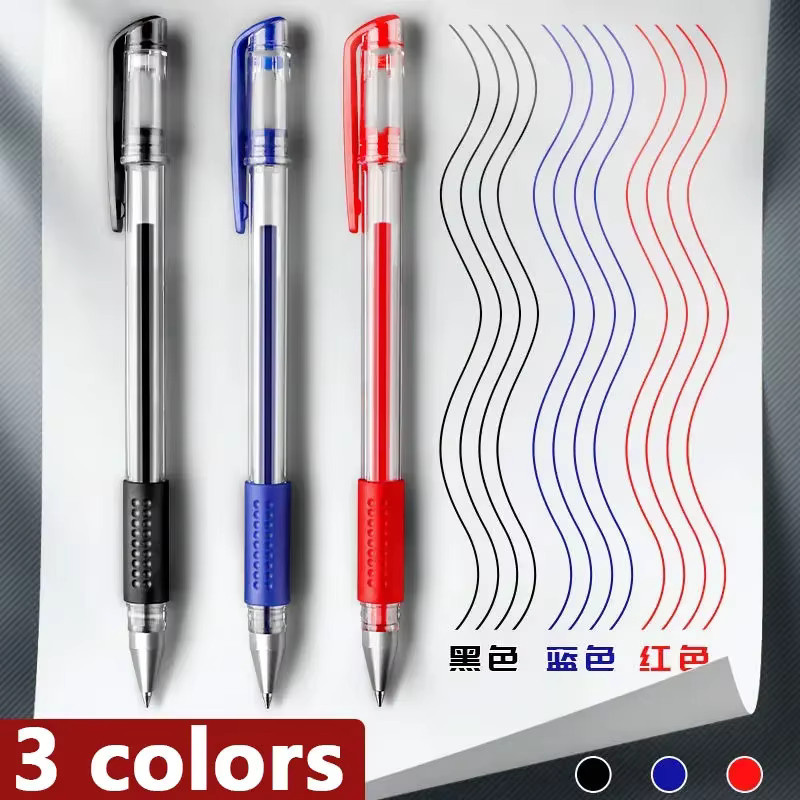 Gelstifte Set mit 0,5 mm Kugelschreiber Refills in Blau und Schwarz für Schule und Büro - Bild 2