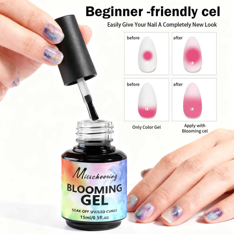 Misscheering Nagellack Gel, Klar, Glänzend, 8/15ml - Bild 2