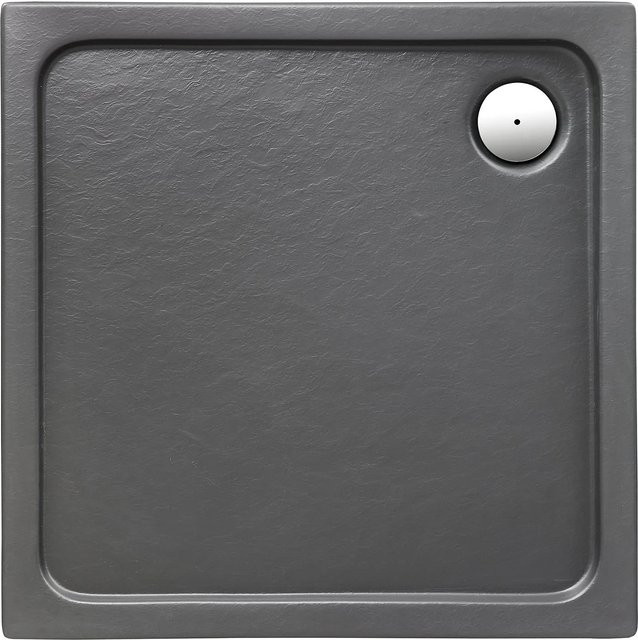 Ottofond Duschwanne Aruba Extraflach Quadrat Anthrazit B/T: 90 x 90 cm - Bild 1