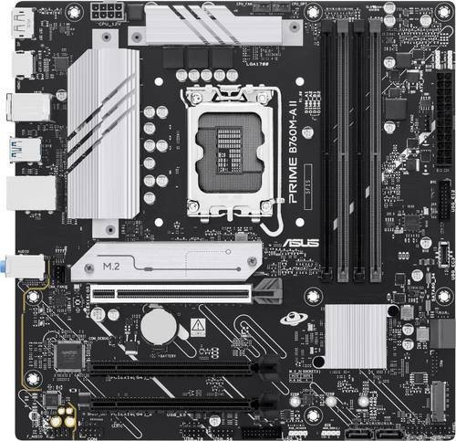 Asus PRIME B760M-A II-CSM Micro-ATX Mainboard LGA 1700 Chipsatz Schwarz - Bild 1