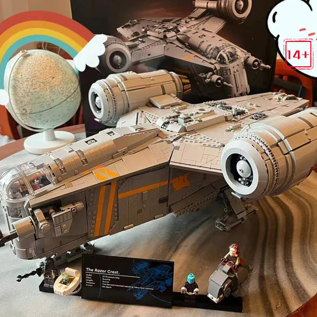 Star Wars The Razor Crest, Raumschiff, Bausteine Modell, 6187 Teile, ab 14 Jahren - Bild 1