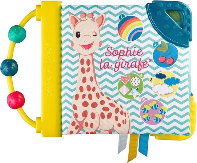 Sophie la girafe Geschenkset, Greifling, Rassel, Stoffbuch, ab 0 Jahre - Bild 1