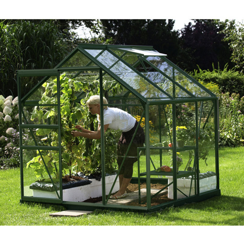 Vitavia Gewächshaus Venus 3800 in Grün mit 3 mm Einscheiben-Sicherheitsglas und 3,8 m² Fläche - Bild 5