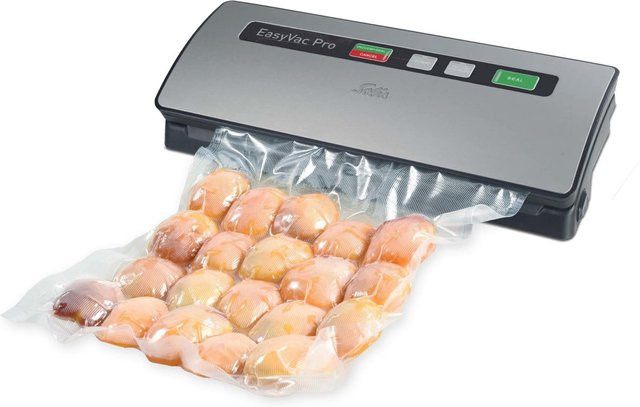 Solis EasyVac Pro Metal Vakuumiergerät in Silber mit Sous-Vide-Funktion, B/T/H: 120 x 30 x 30 cm - Bild 2