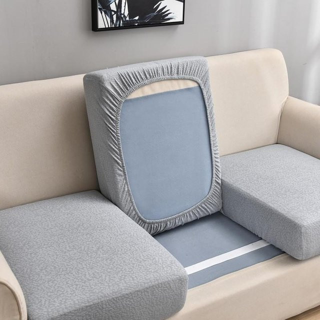 Wasserdichte und elastische Sofasitz-Überzüge von Yiran bag in Lichtgrau für Ecksofas - Bild 1