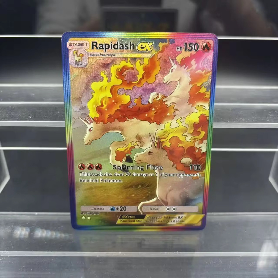 Keeppley TCG POCKET DIY Sammelkarten Mega Absol Jolteon Rapidash ex, Einzelkarte - Bild 1