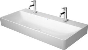Duravit Möbelwaschtisch DuraCeram in Weiß mit 2 Ablauflöchern ohne Überlauf B: 100 cm, T: 47 cm - Bild 1